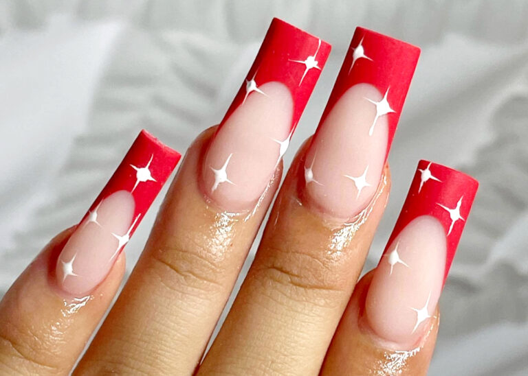 30 Breathtaking Red French Manicure Ideas Nobody Can Resist