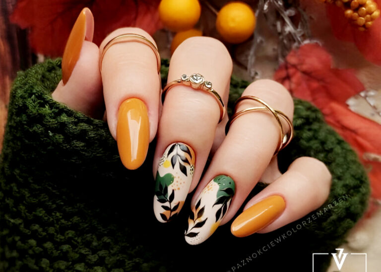 25+ Gorgeous Orange Nails To Make You The Center Of Attention