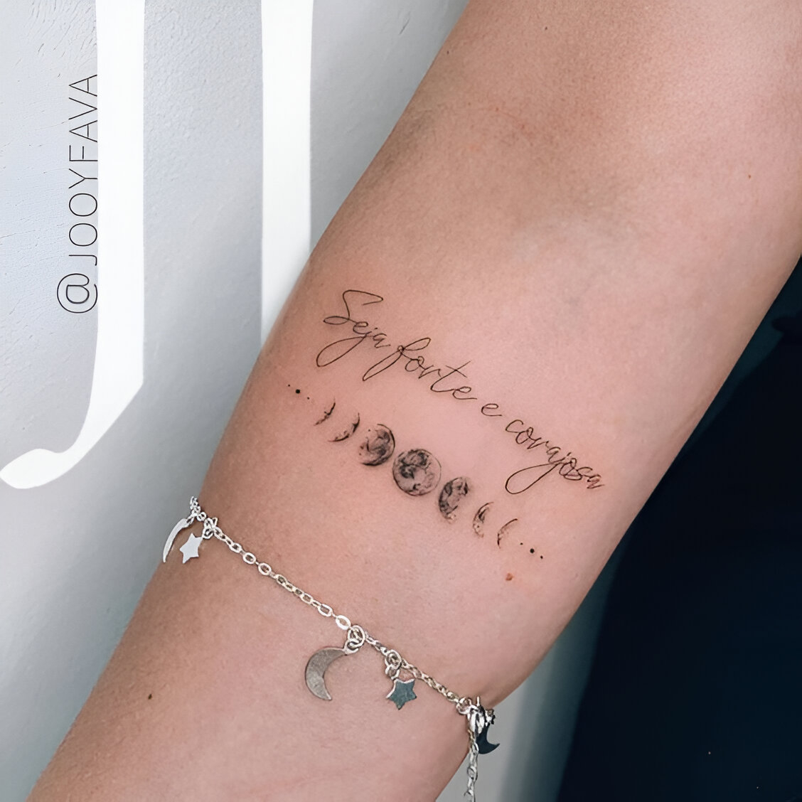 Moon Tattoo With Quote