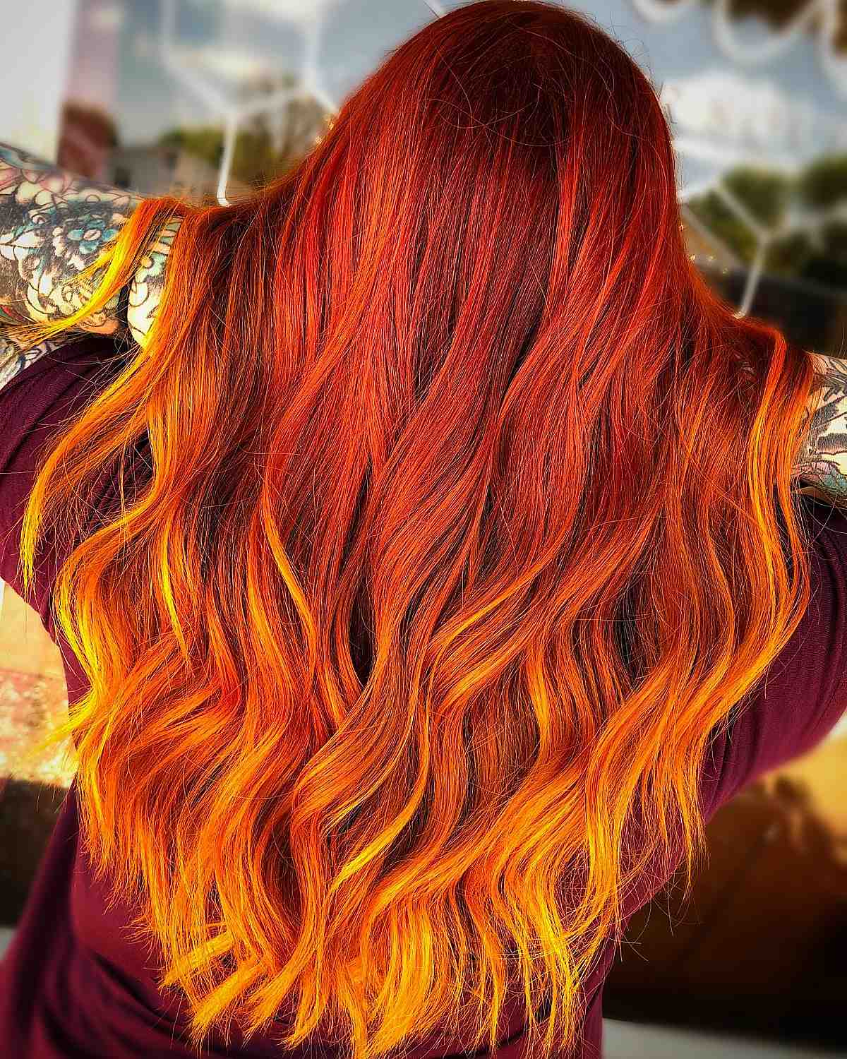 Phoenix Orange Hairstyle