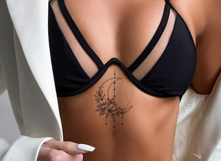 20+ Irresistible Underboob Tattoo Ideas To Vamp Up Your Beauty