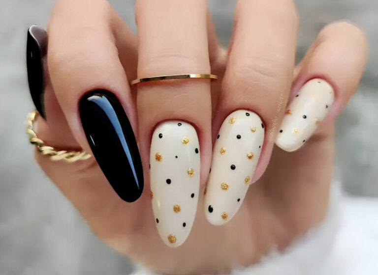 20+ Simple Yet Cute Polka Dot Nail Designs You Can DIY At Home