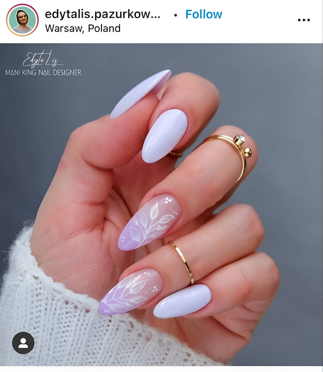 Almond Pastel Nails