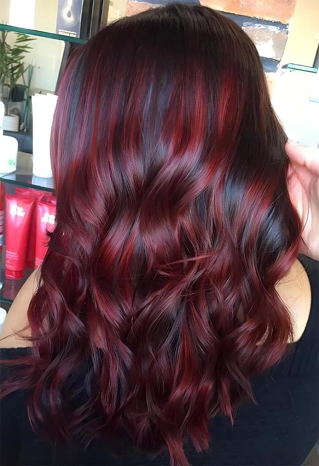 Black Cherry Wine Curls