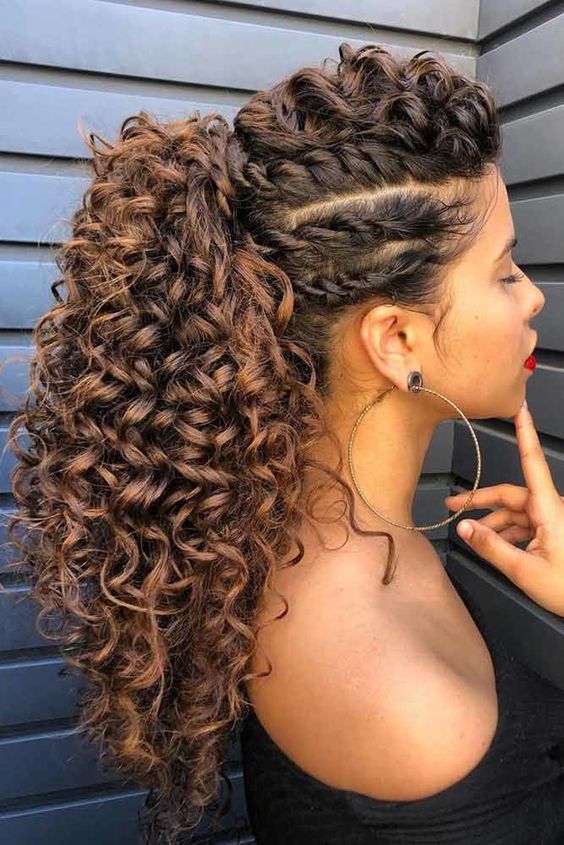 Braided Curly Hairstyles