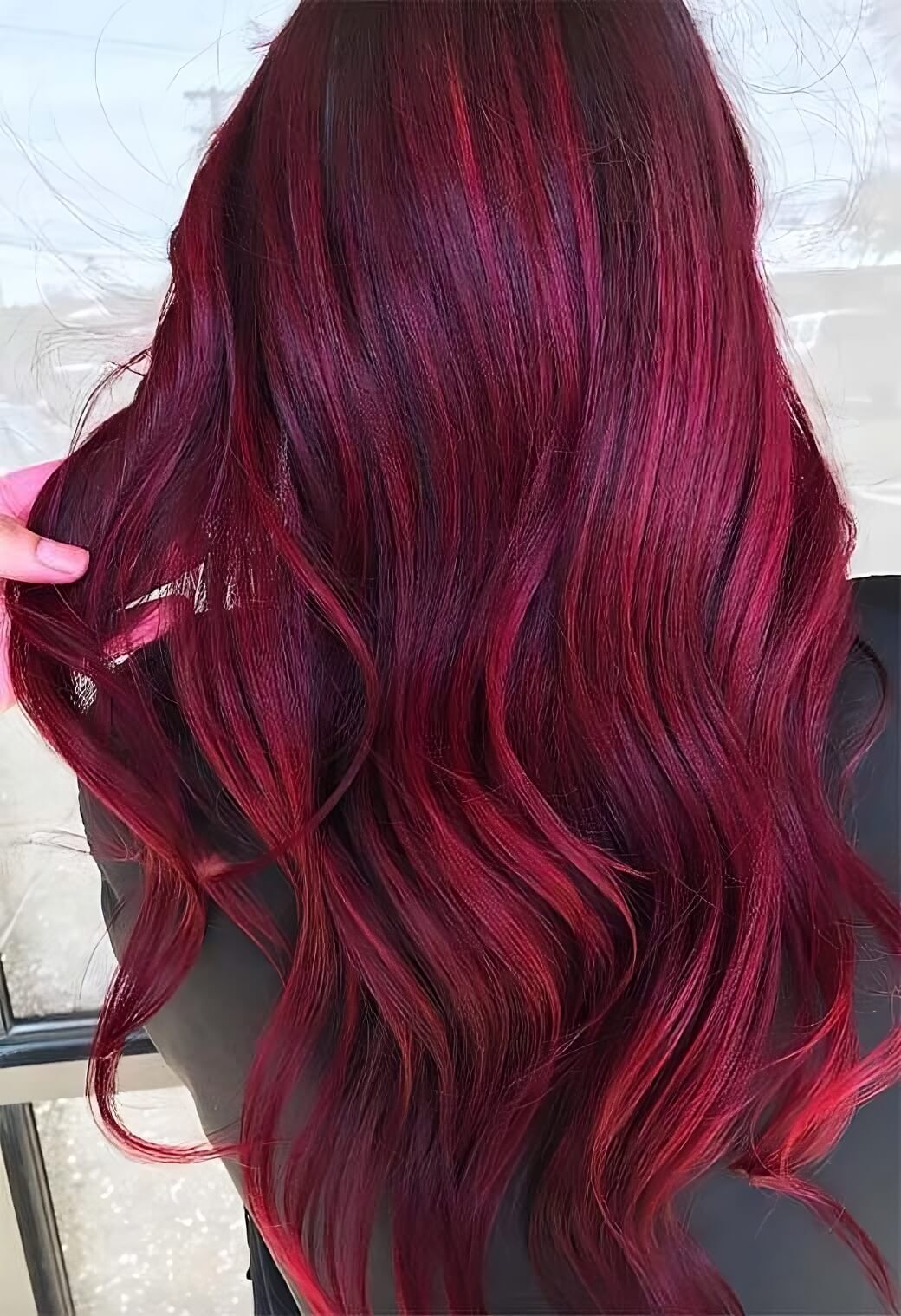 Burgundy Dark Red Hair