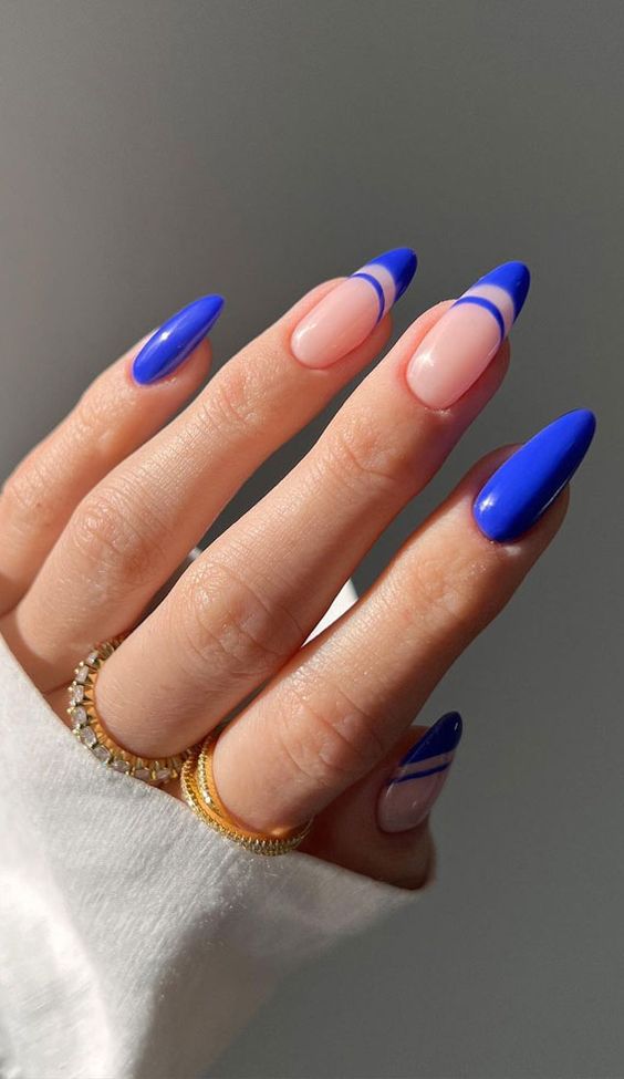 Chic Blue Tips