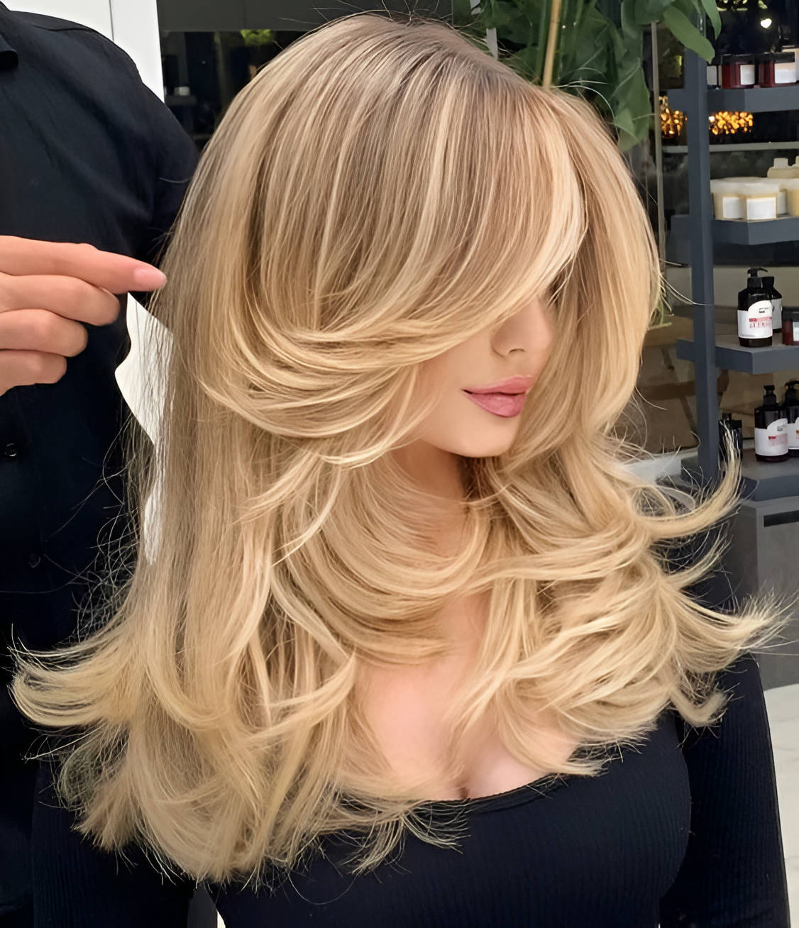 Classy Blonde Layered Haircuts For Long Hair