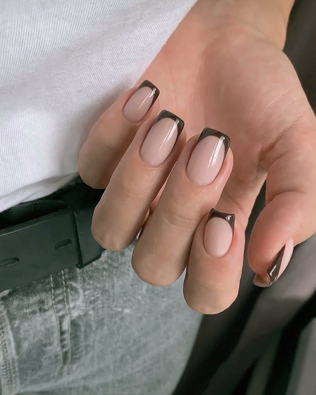 Classy French Tips