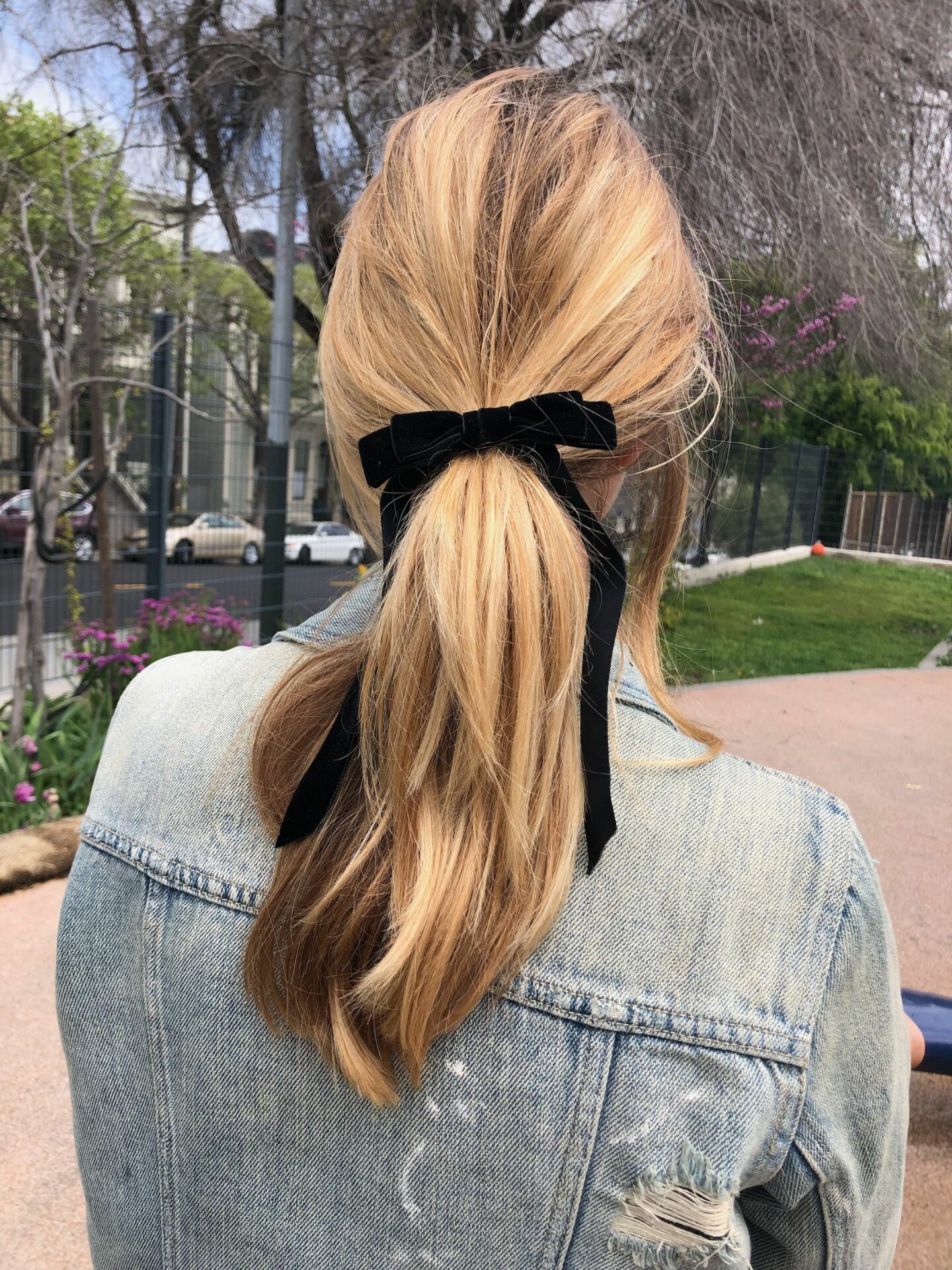 Classy Ponytail Hairstyles With Ribbons
