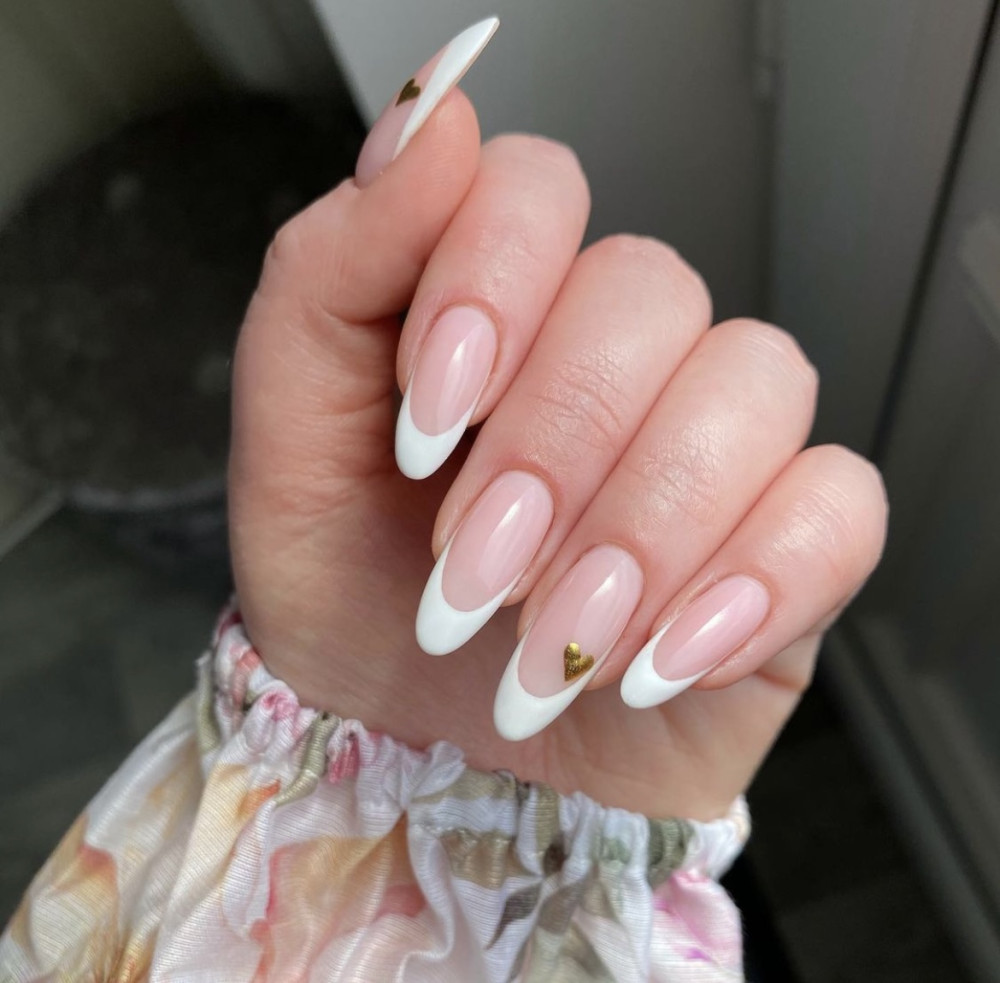 Classy White French Tips