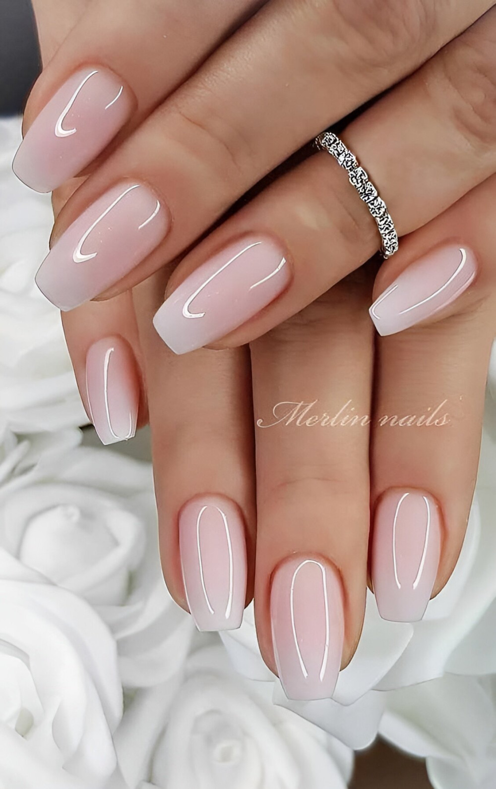 Coffin Pink Ombre