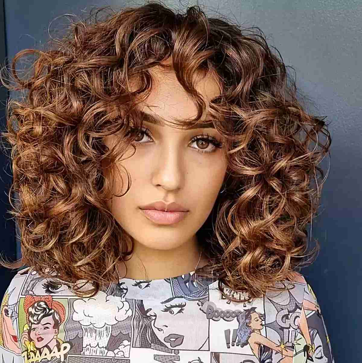 Face-Framing Layered Haircuts For Curly Hair