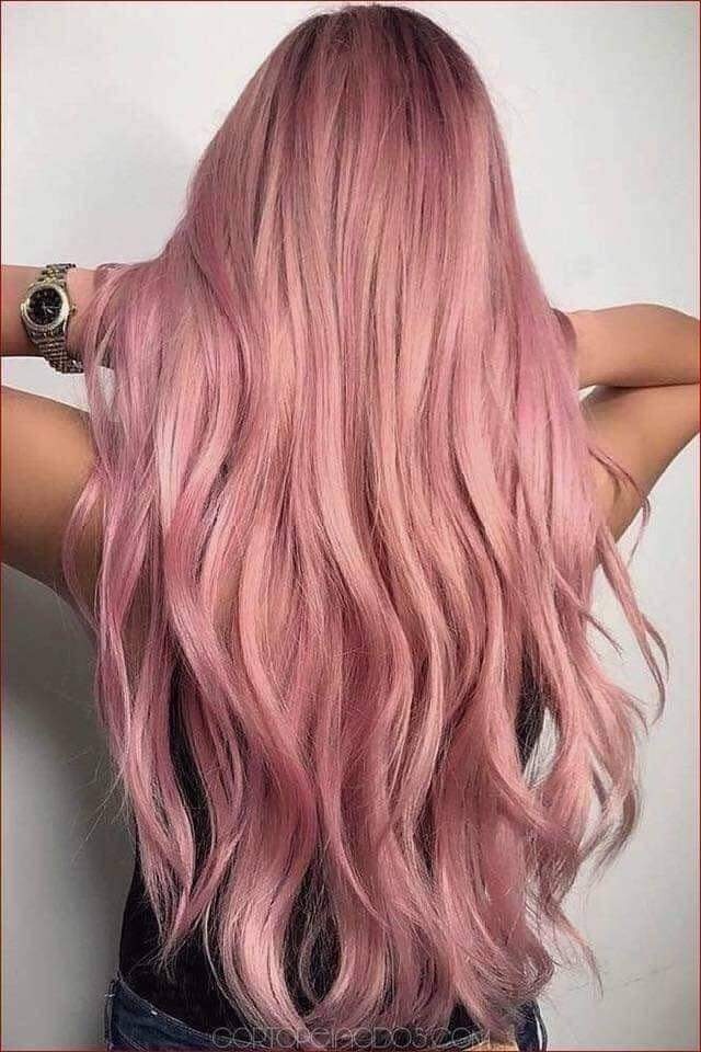 Light Pastel Pink Hair Color