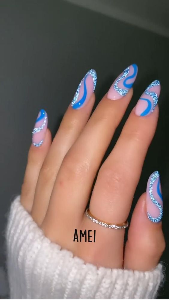 Magical Swirls Nails