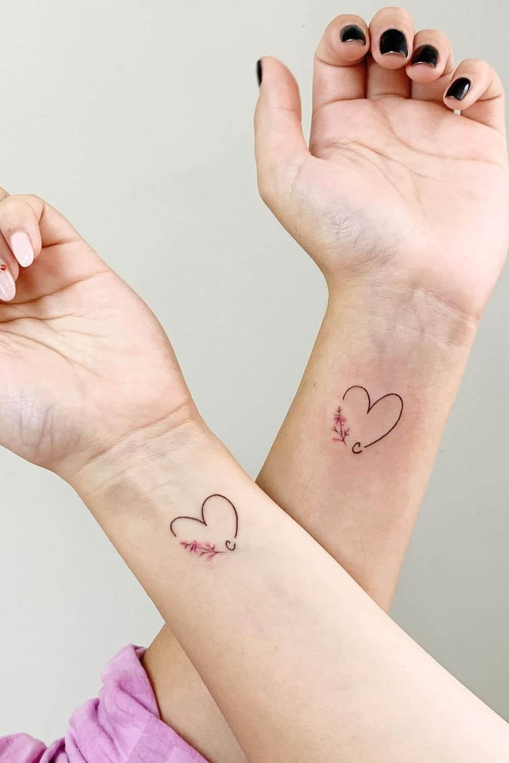 Matching Heart Tattoo Ideas