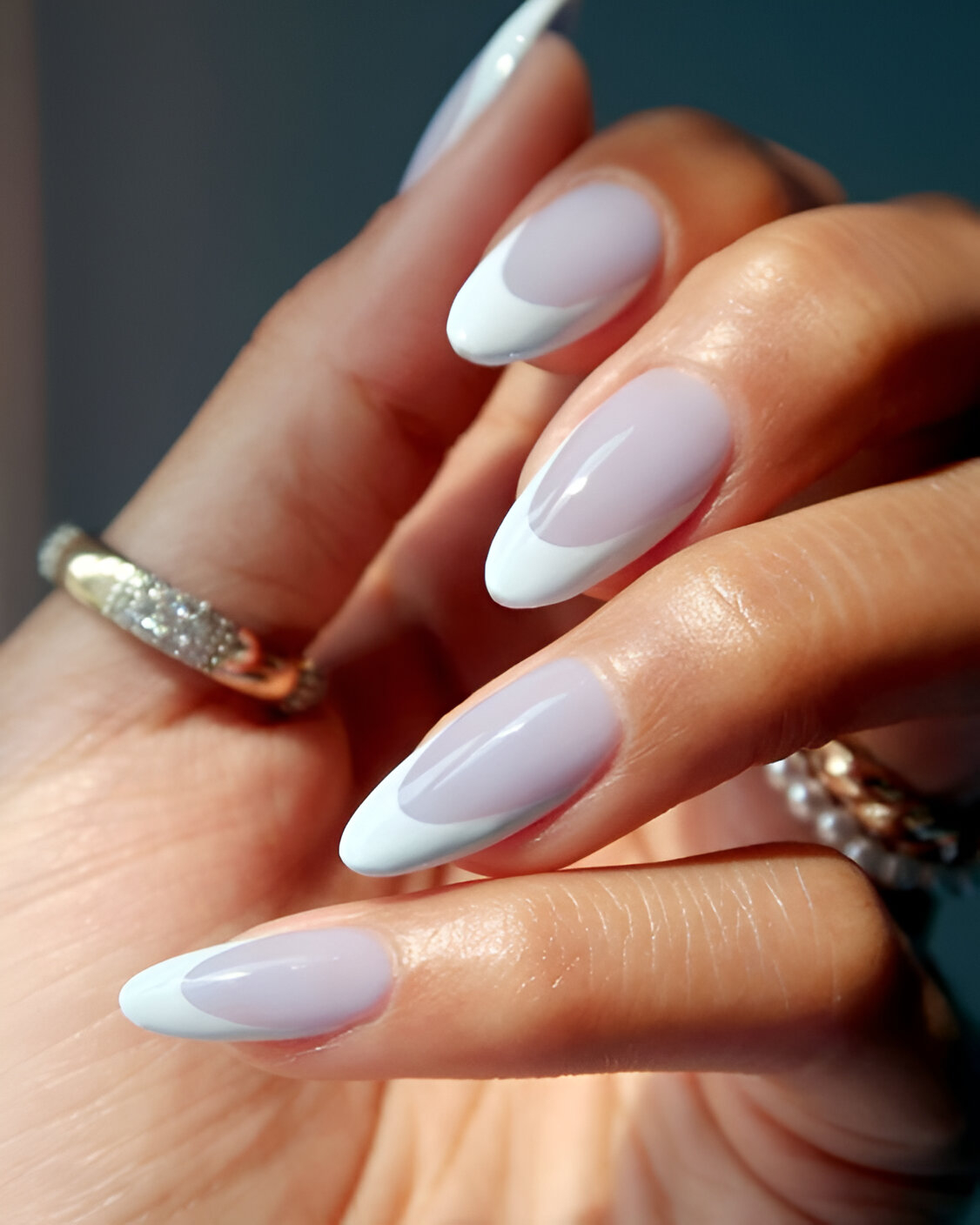 Milky French Manicure