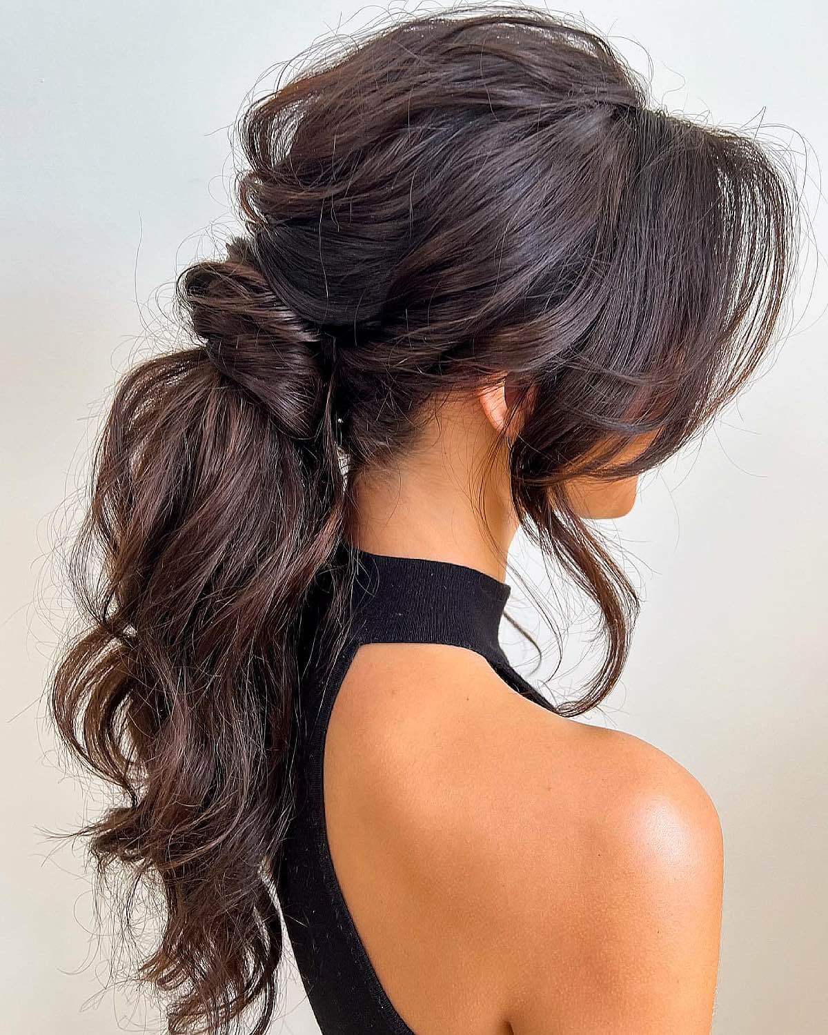 Romantic Low Ponytail Hairstyles