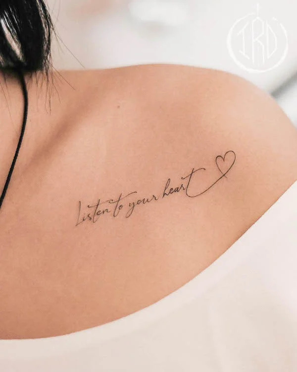 Self-Love Quoted Tattoo