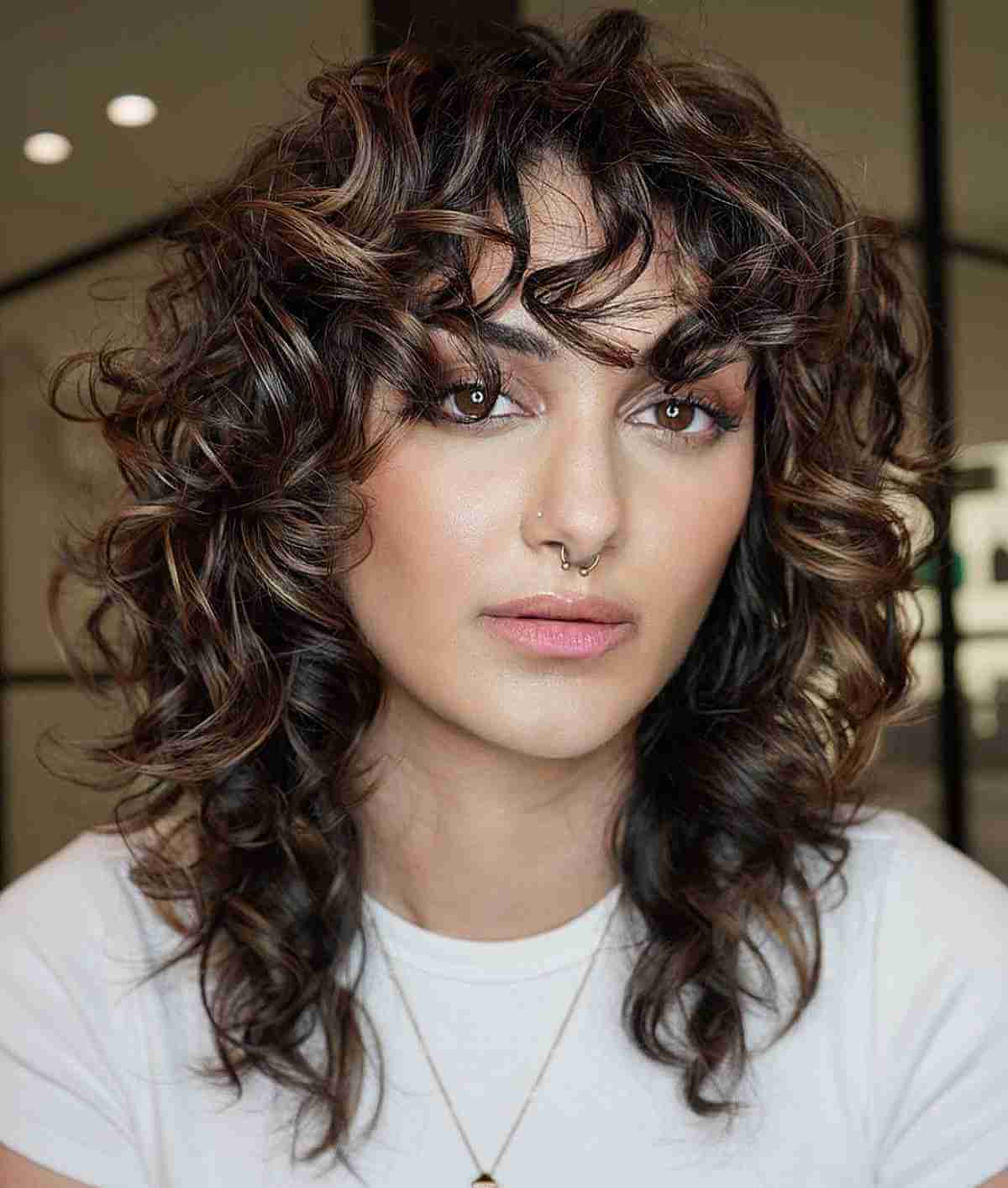 Shaggy Layered Haircuts For Curly Hair
