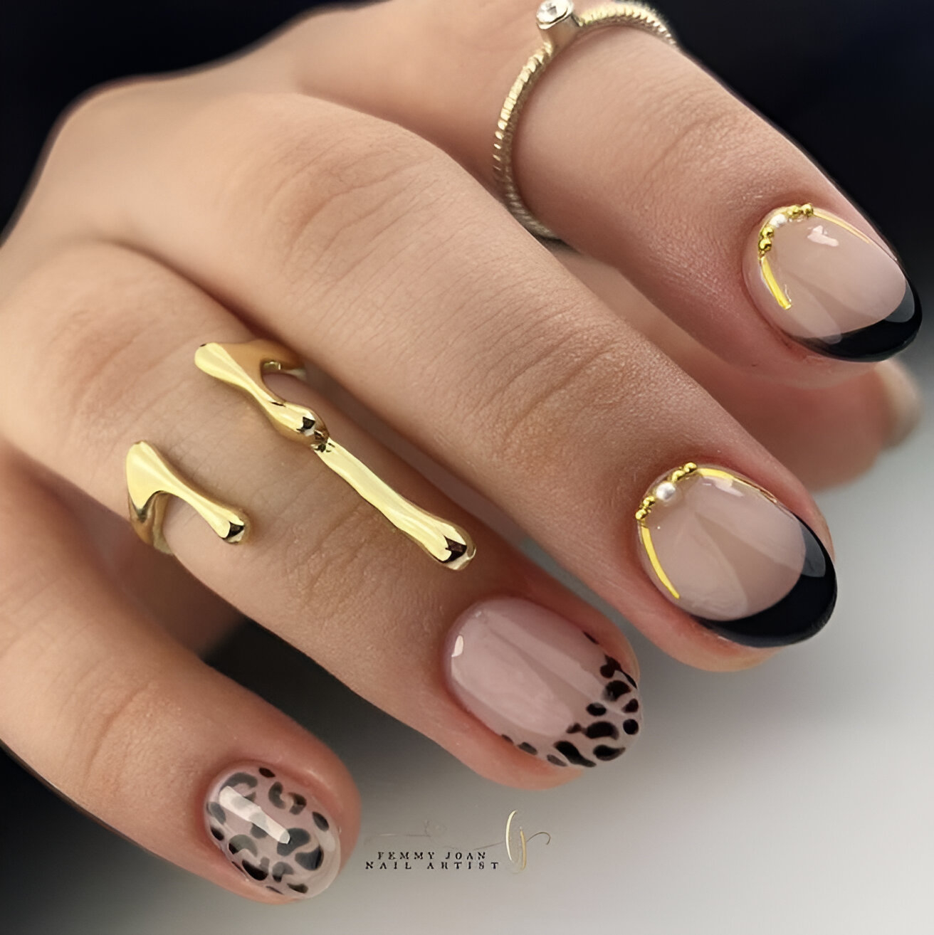 Short French Tips With A Twist