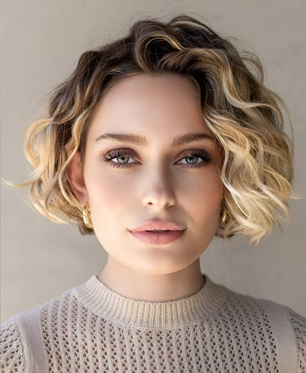 Short Wavy Haircuts With Side Part