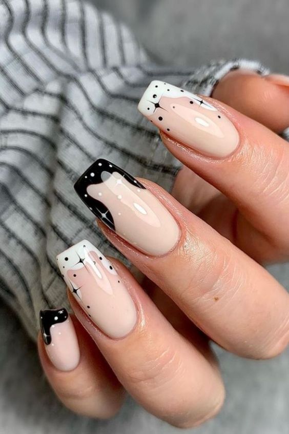 Starry French Tips