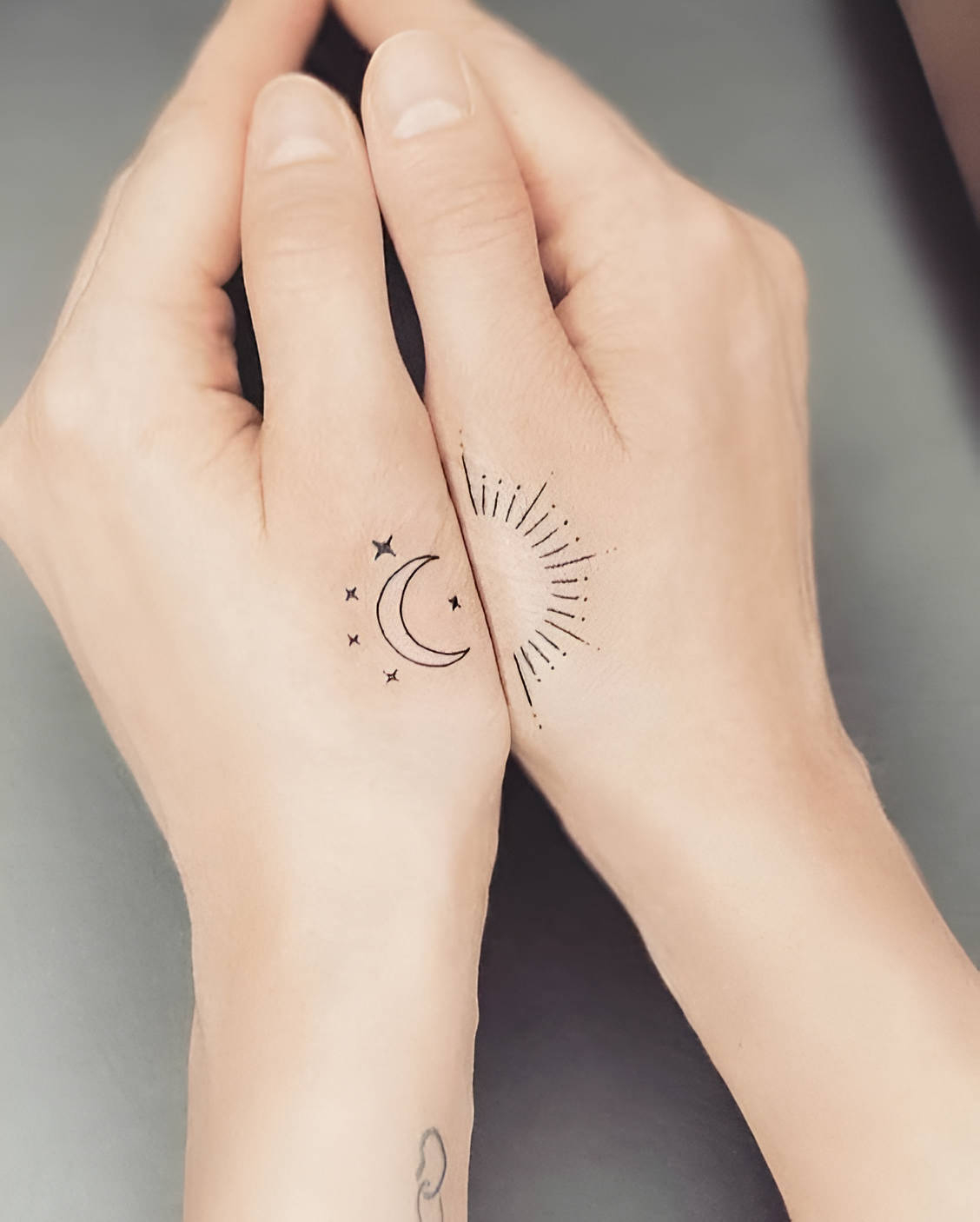 Sun And Moon Minimalist Tattoo Ideas