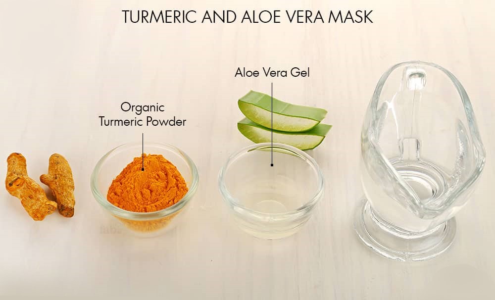 Aloe Vera And Turmeric Face Mask