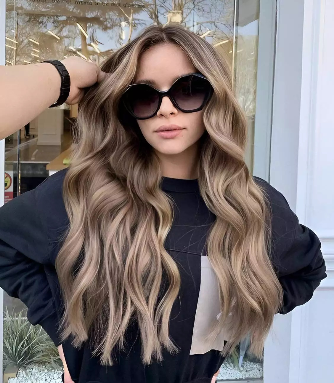 Dark Blonde Hair Color Ideas For Long Waves