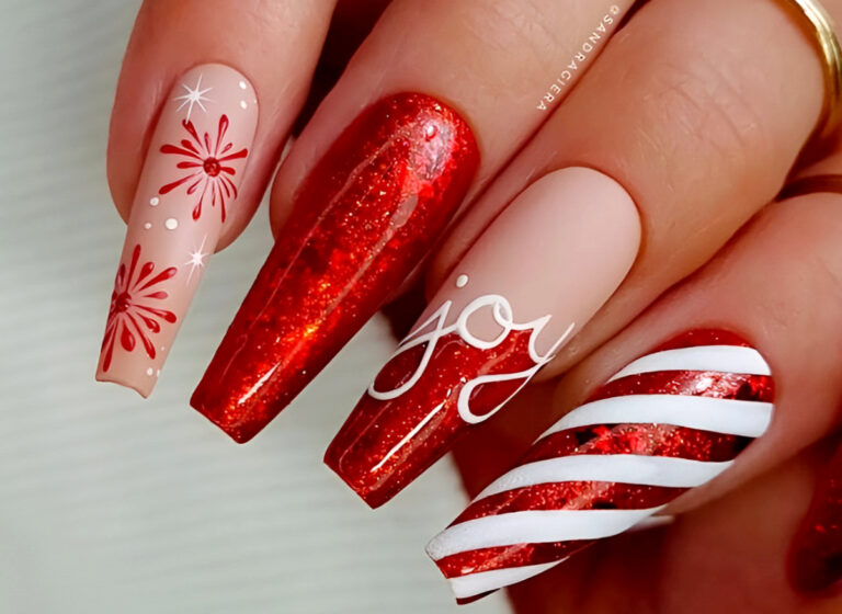 50 Christmas Nail Art Designs To Copy On Your Merry Holiday