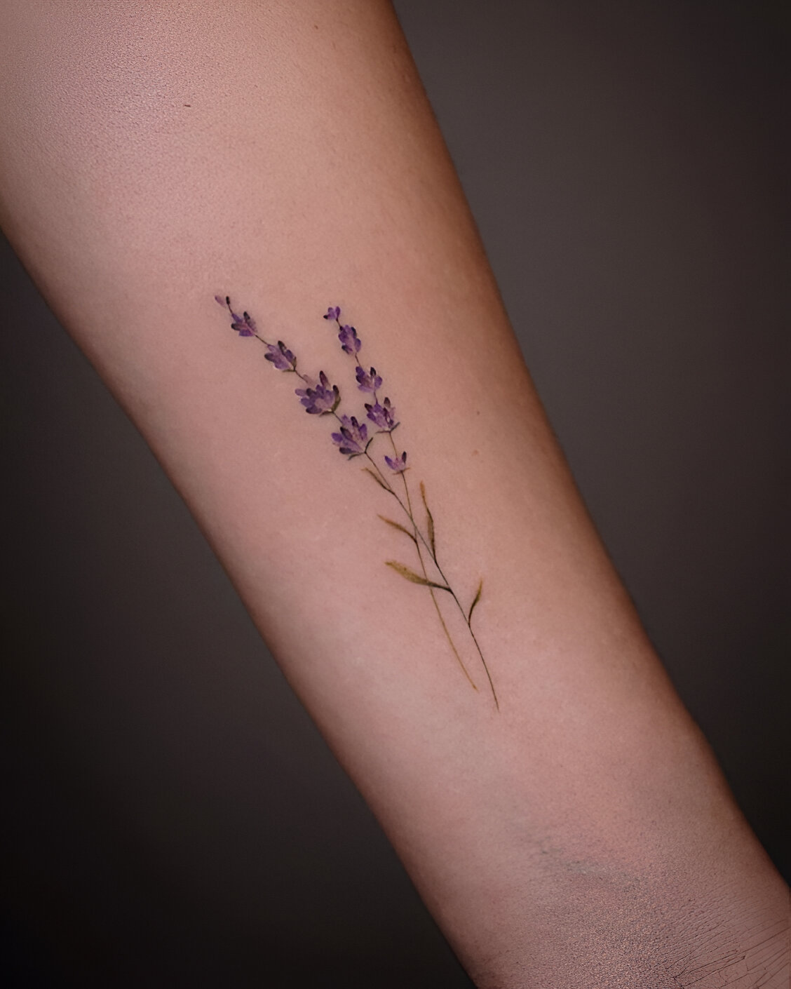 Arm Lavender Tattoos
