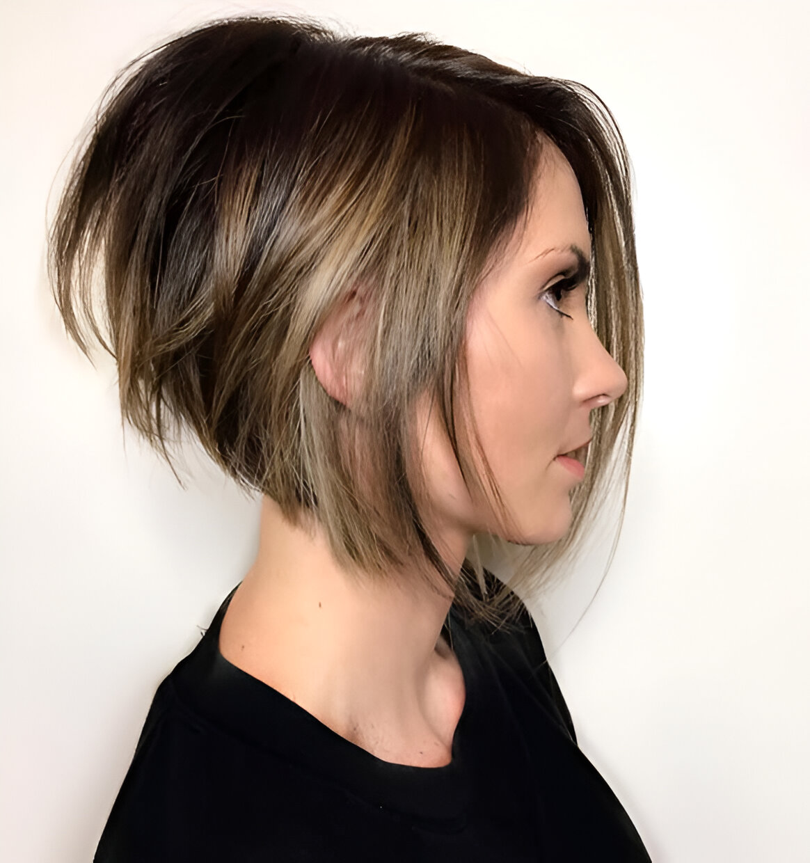 Blunt Stacked Bob Hairstyles