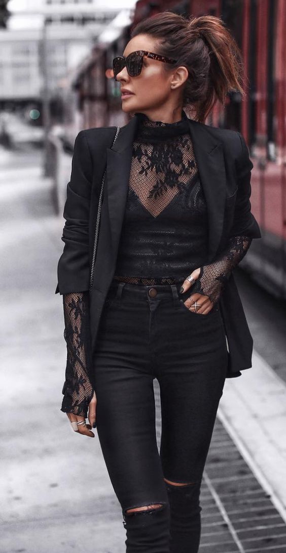 Classy Black Lace