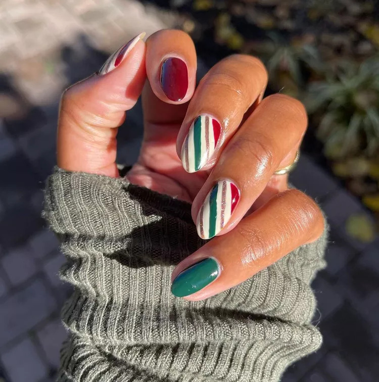 Red And Green Stripes