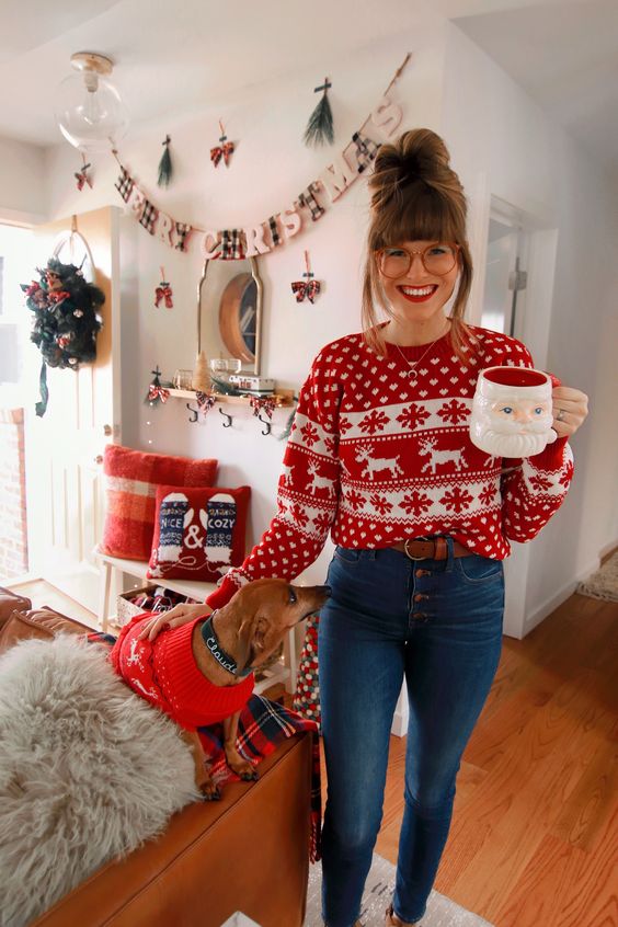 Red Christmas Sweaters