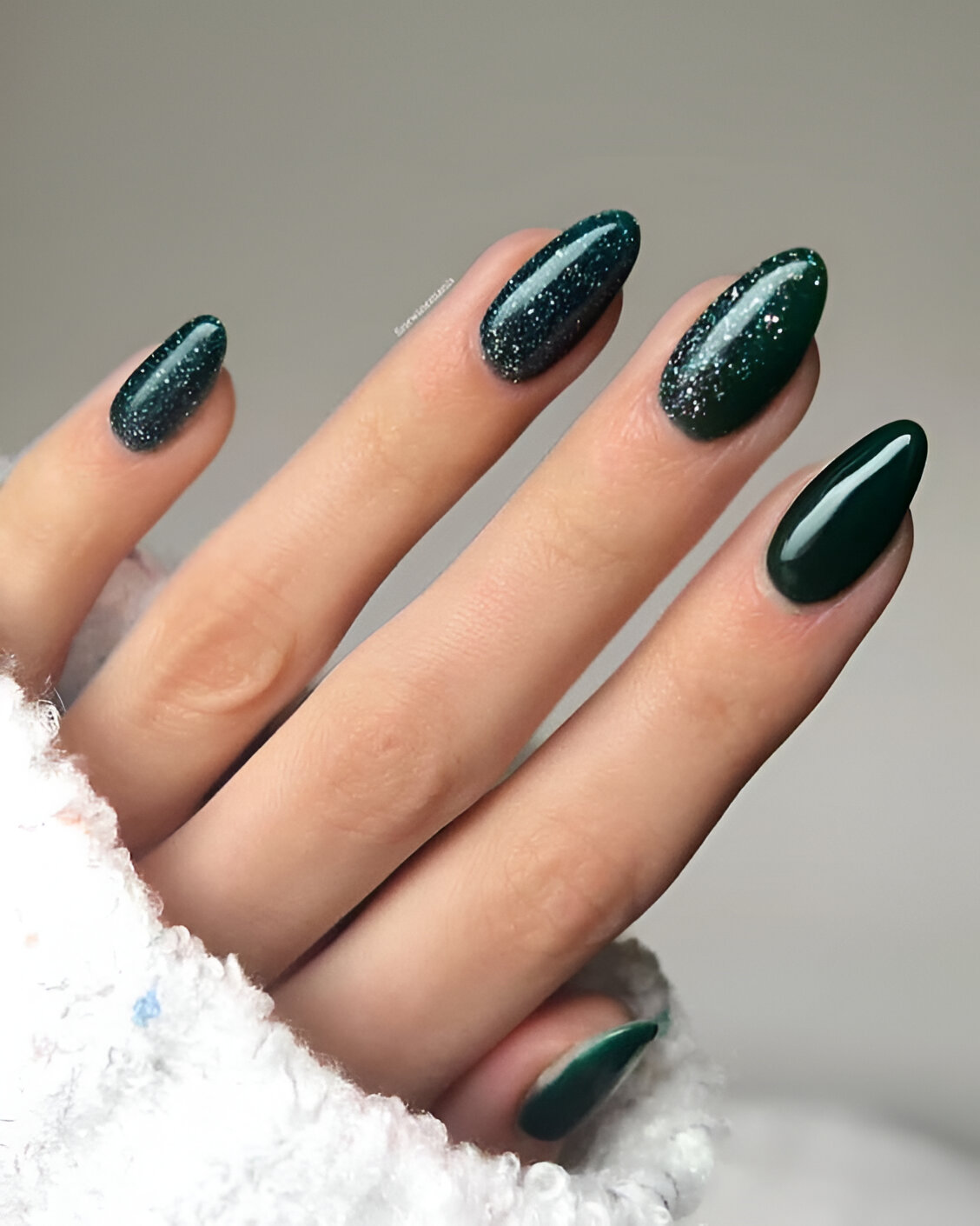 Short Emerald Nails