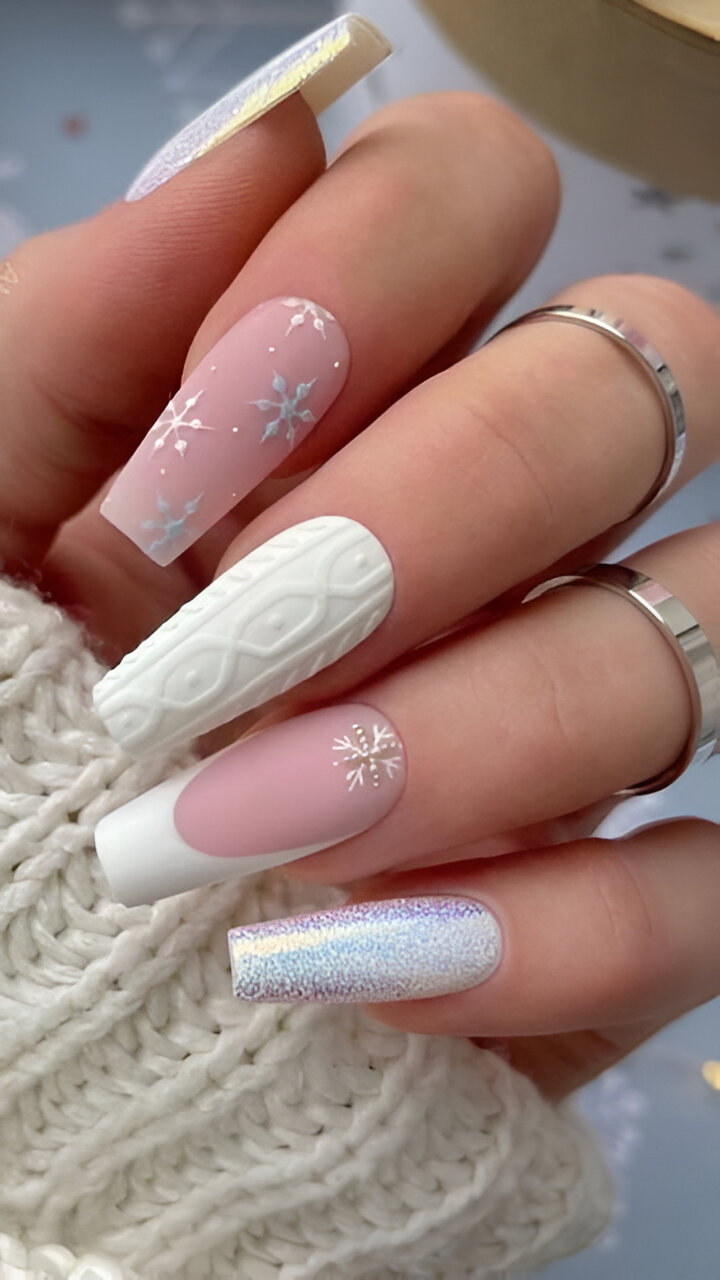 Soft Sweater Nails