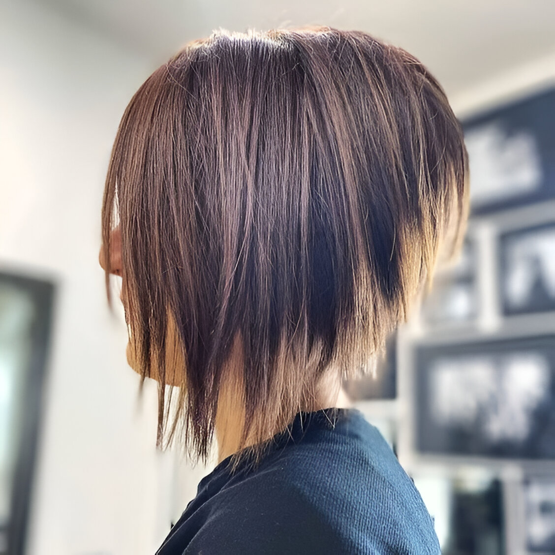 Stacked Bob Hairstyles With Light Ends