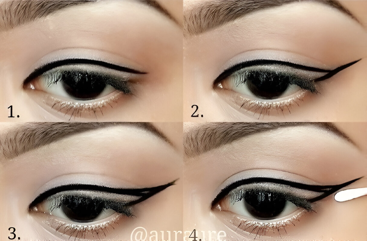 Step 3: Create An Arc To Make Small Eyes Look Bigger