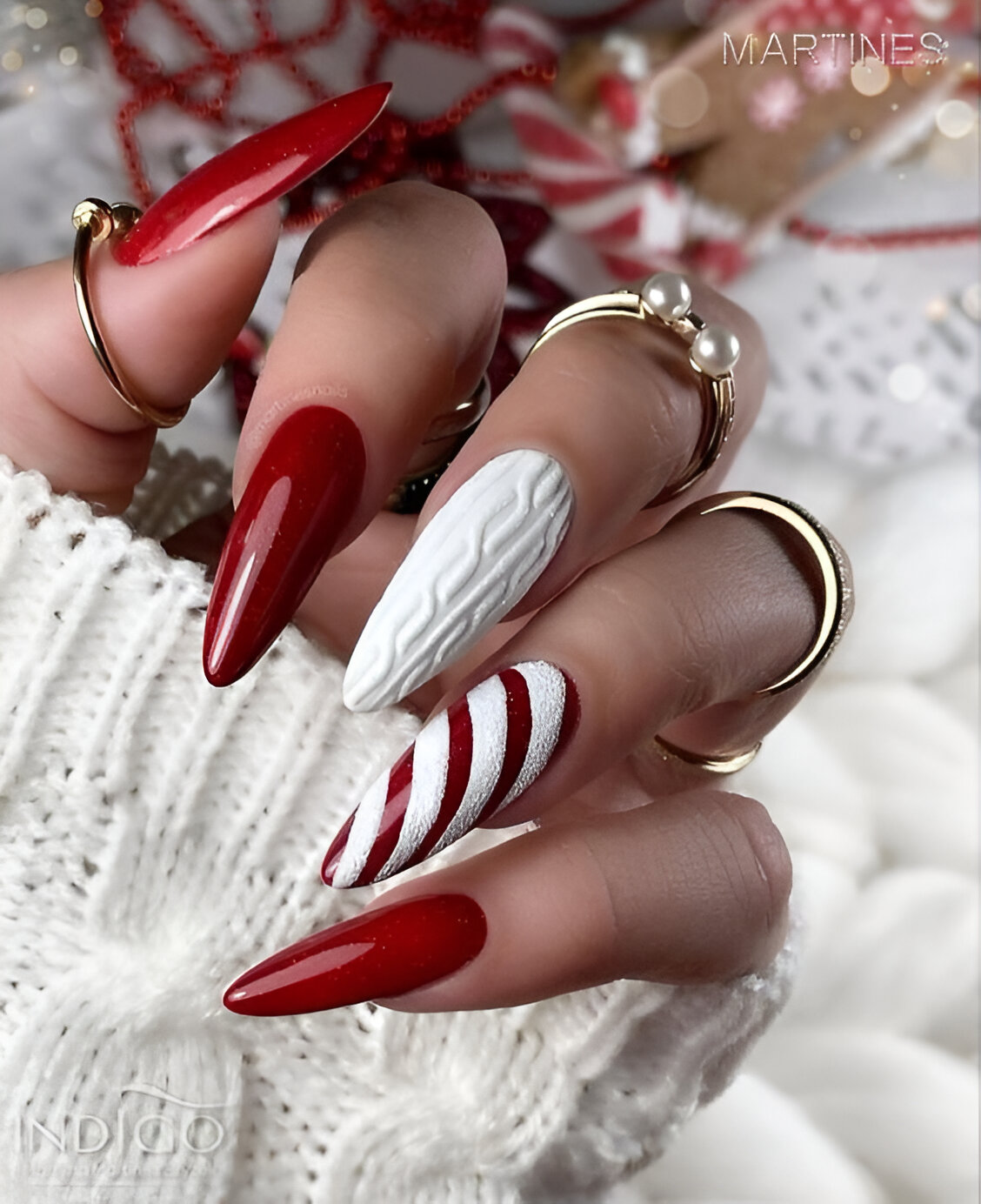 Sweater December Nails