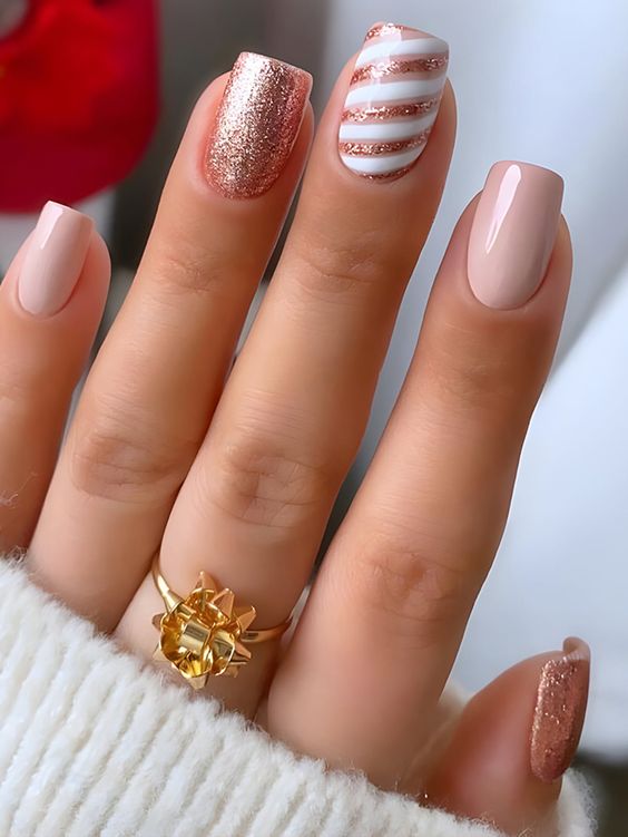 Sweet Pink December Nails