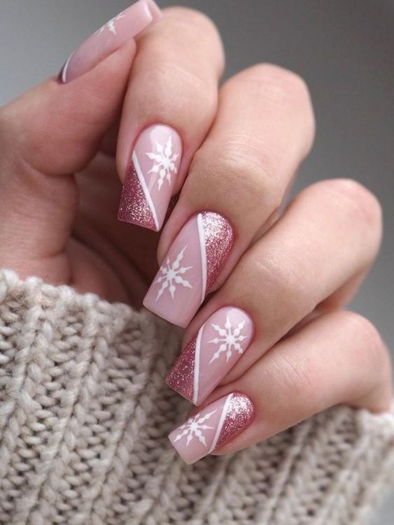Winter Pink Manicure