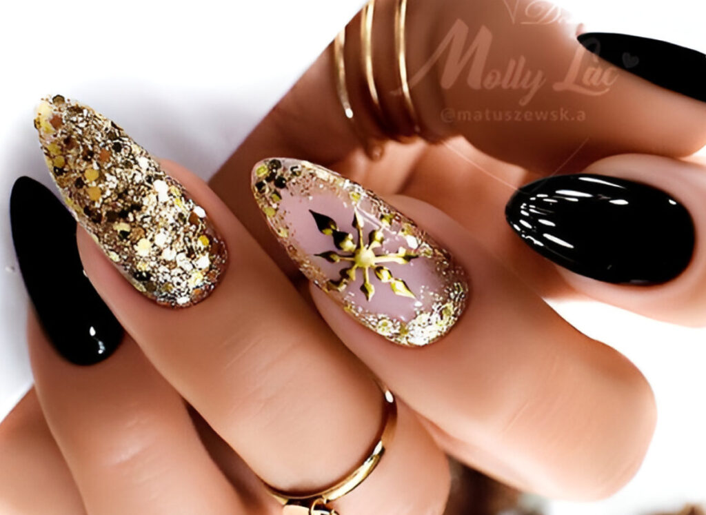 27 Gorgeous Black And Red Nail Designs To Copy In 2023 ASAP Woman