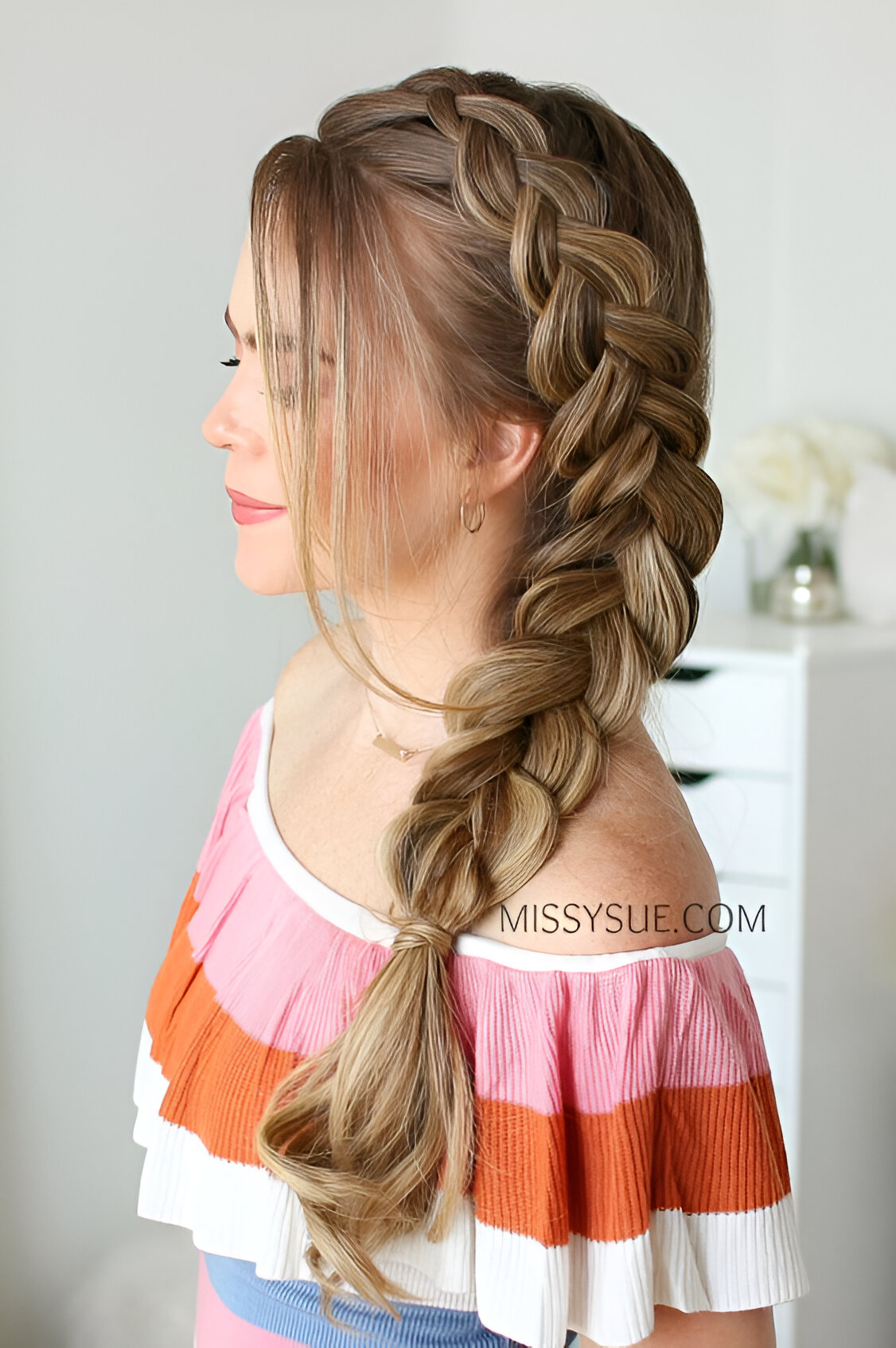 Casual Hairstyles With Side Braid 2