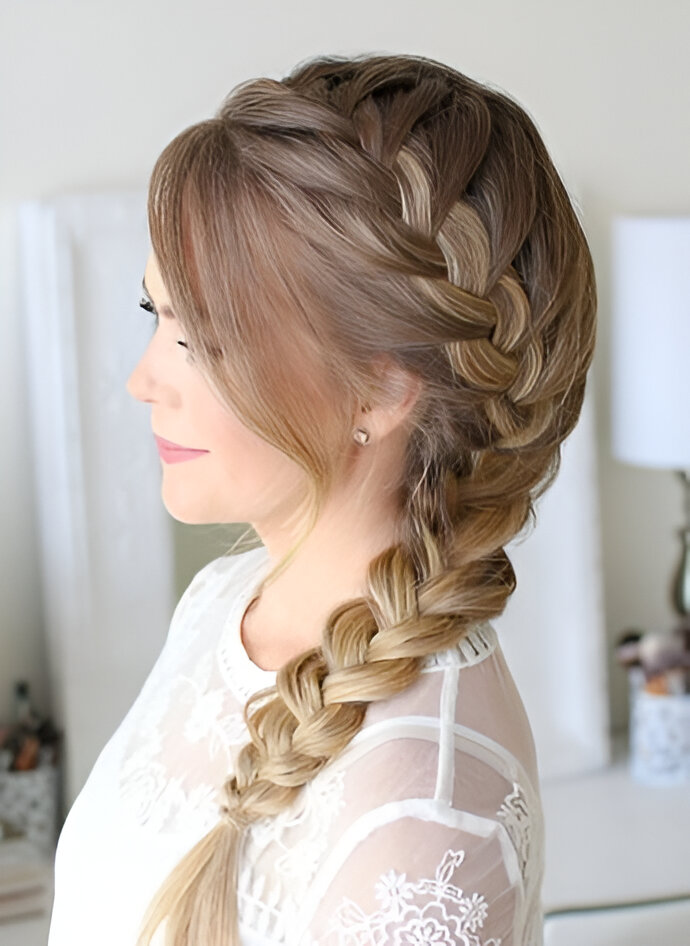 Casual Hairstyles With Side Braid