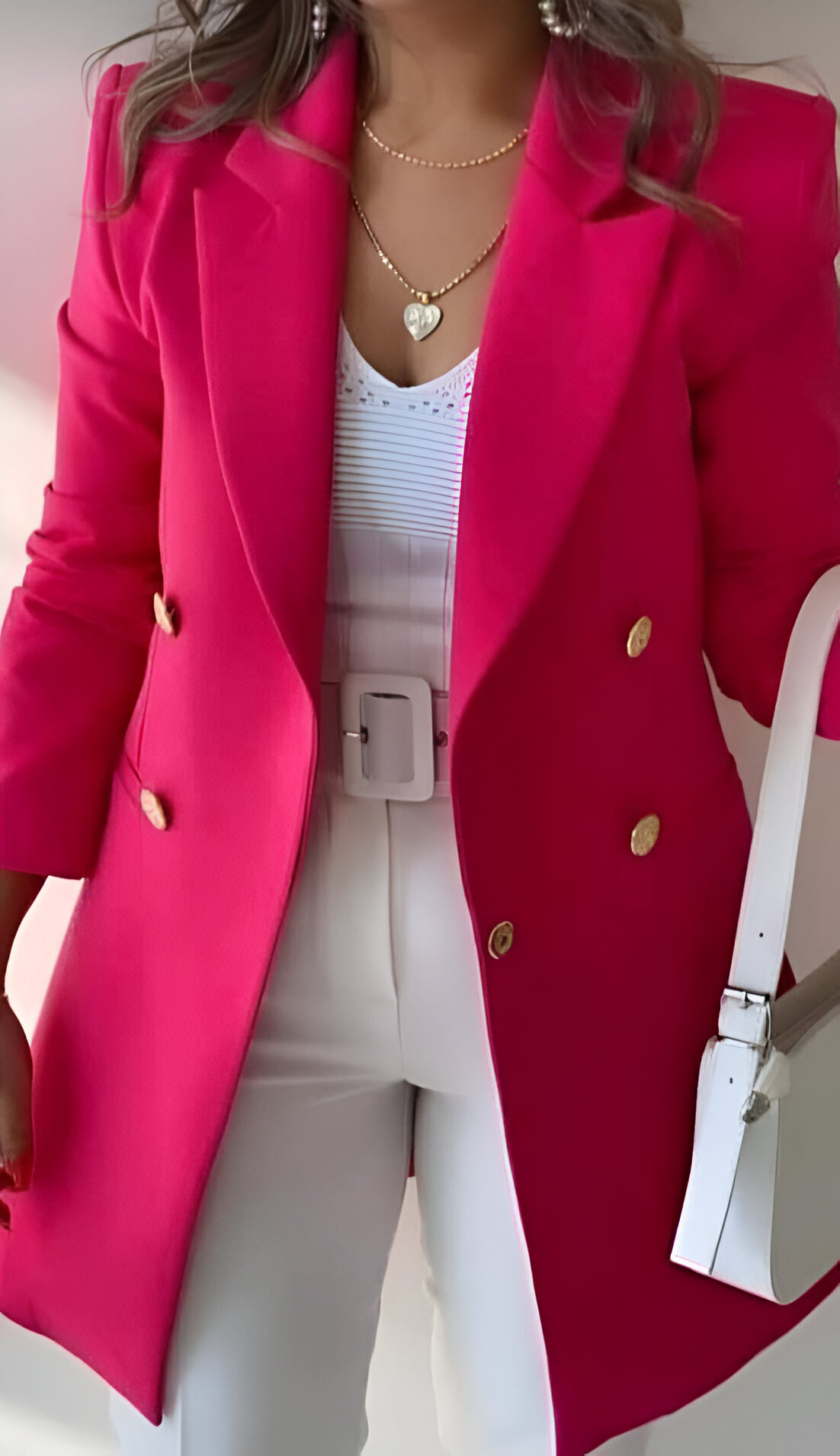 Chic Valentines Day Outfits With Blazer 9