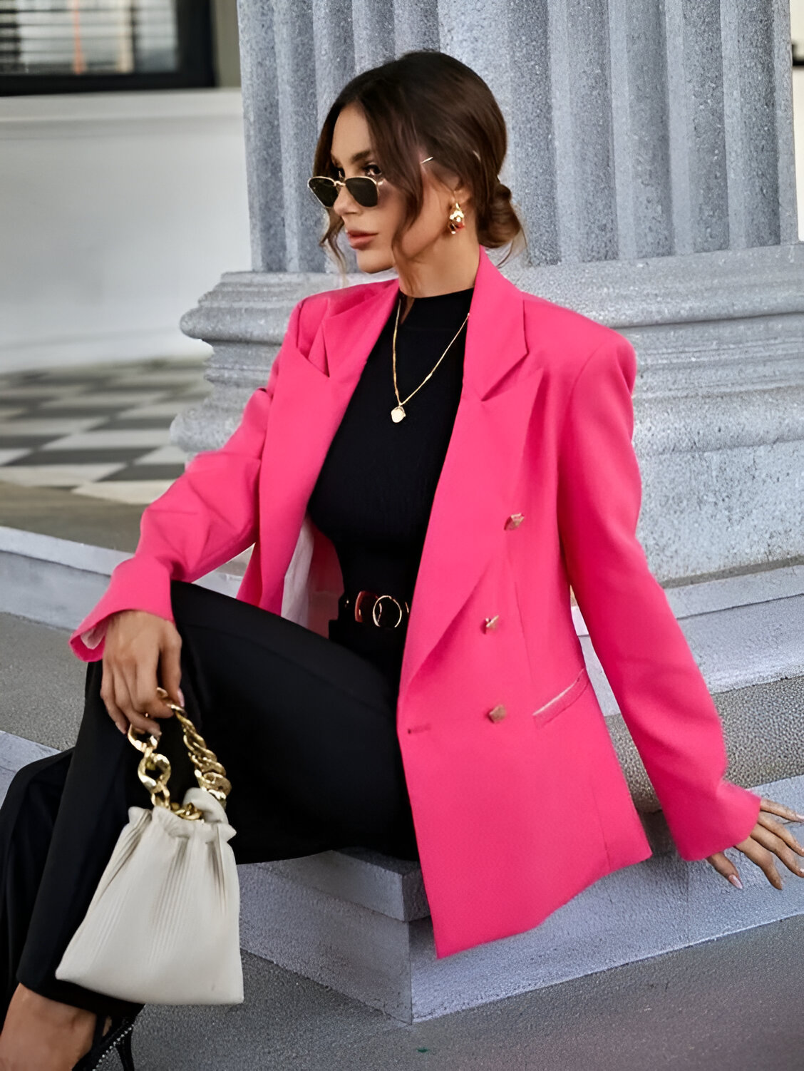 Chic Valentines Day Outfits With Blazer