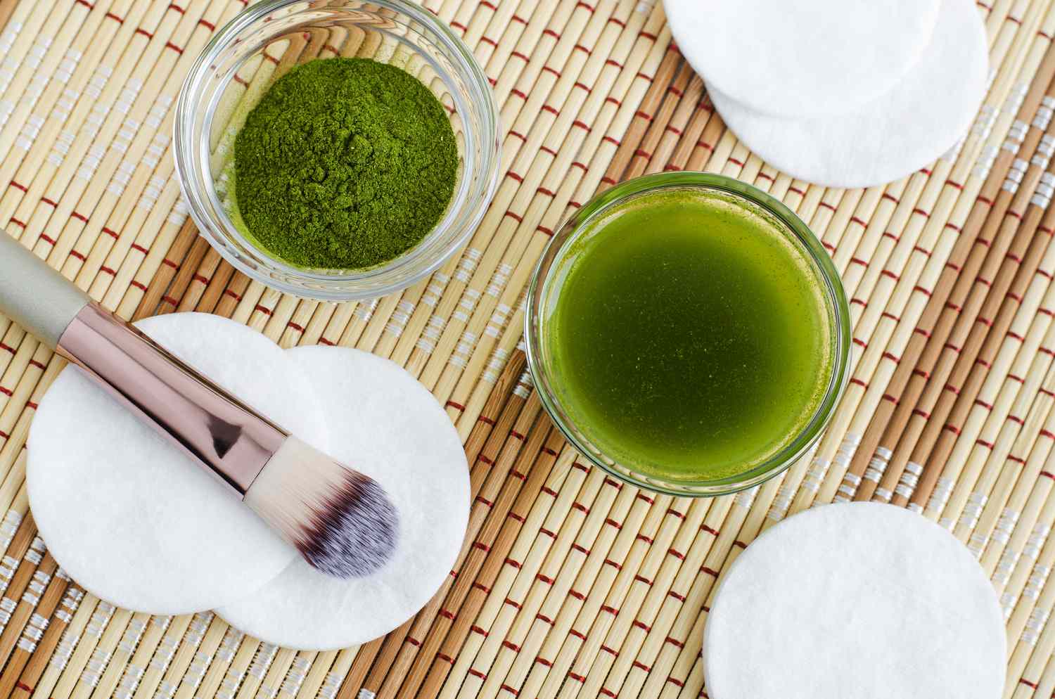 DIY Sheet Masks Using Green Tea