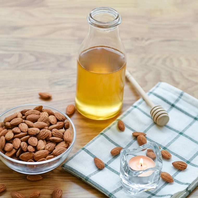 Honey And Almond To Treat Oily Nose